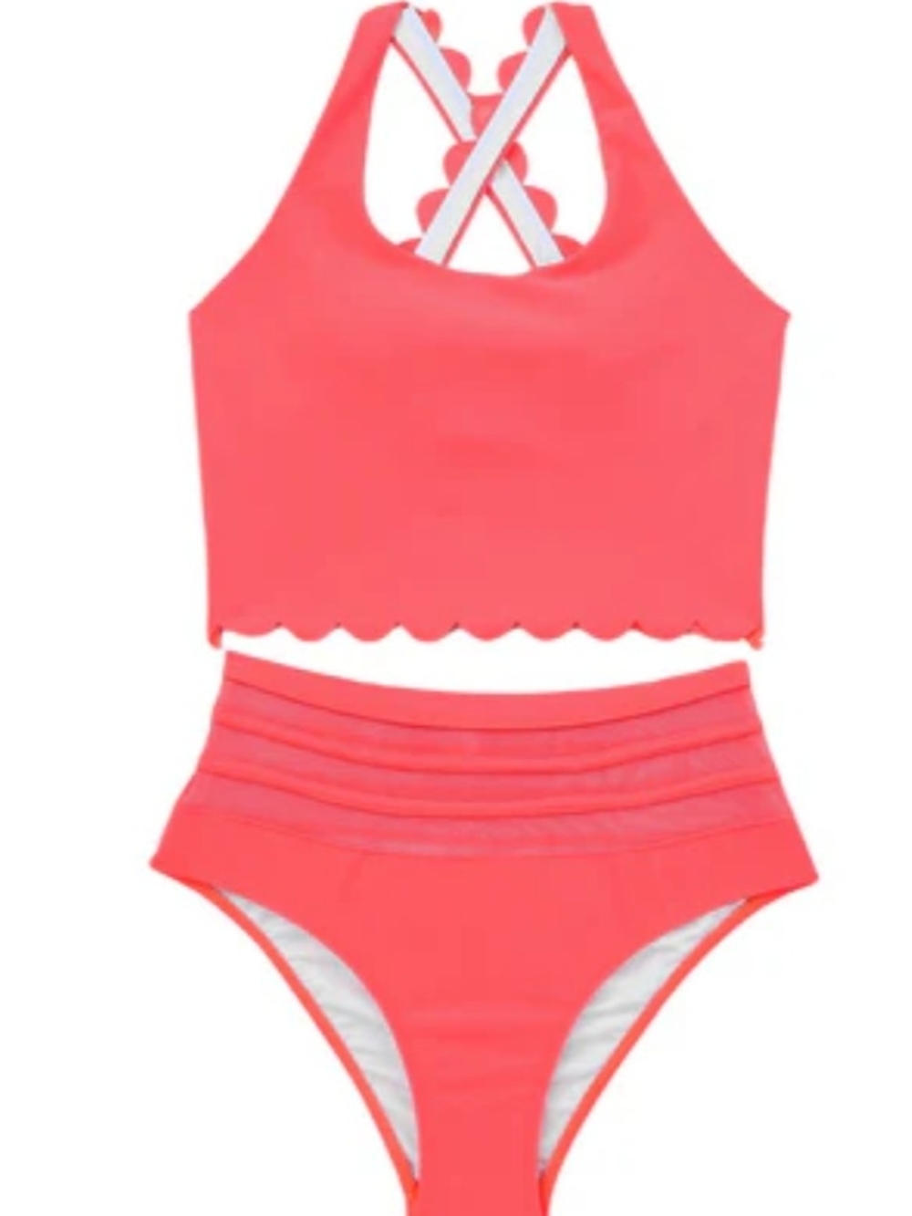 New! Scalloped Bikini women's size Medium